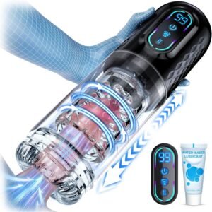 Telescopic Rotating Masturbator - Sexora Toys
