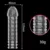 14-Type Transparent Crystal Spike Condom Sleeve - Reusable Male Delay Stimulator - Image 11
