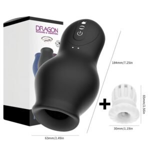 Rechargeable Heated Masturbator with 7 Suction Modes and Vibration