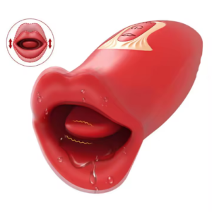Double-Headed Tongue-Licking Biting Vibrator with 10 Frequencies