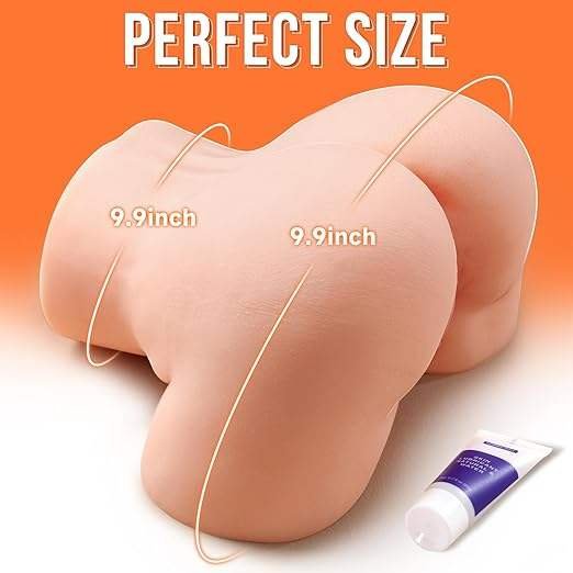 Vibrating 3D Realistic Butt and Vagina Masturbator with Voice Control