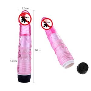 Realistic Vibrating Dildo, 20cm