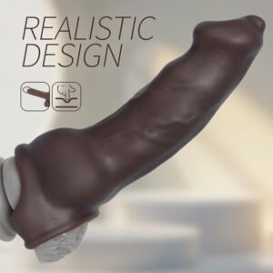 Textured Extension Sleeve for Length, Girth, and Delay