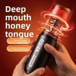 Dual-Head Vibrating Automatic Masturbator with Multiple Modes