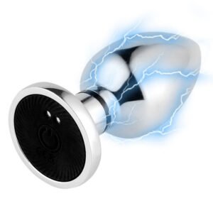 Remote Control Vibrating Anal Plug with Electric Shock Modes