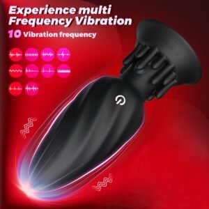 360 Rotating App-Controlled Anal Plug Massager with 10 Vibration Modes