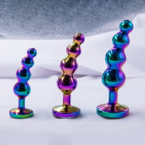 Diamond-Shaped Silicone Anal Plug Prostate and G-Spot Massager