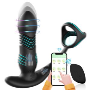 Telescopic Prostate Massager and G-Spot Vibrator for Men and Women