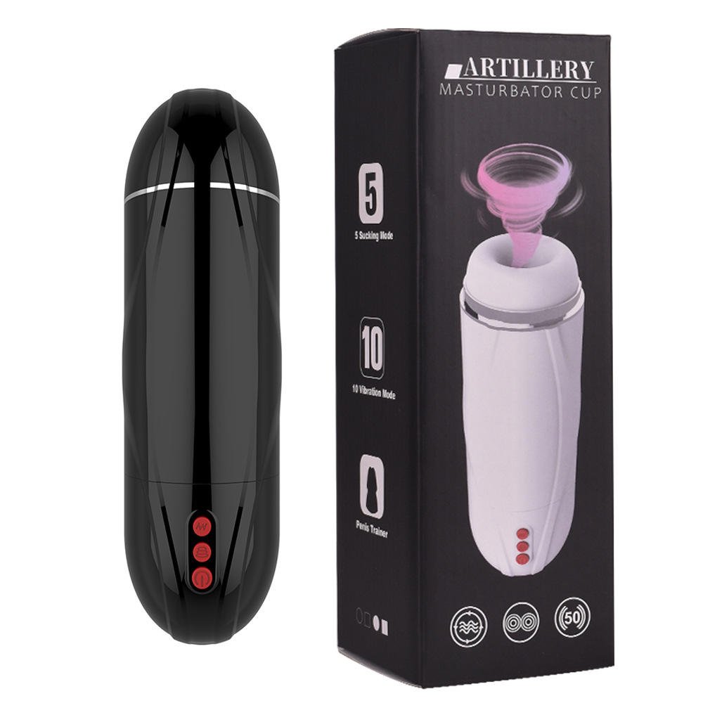 Hands-Free Quiet Sucking Masturbator with 10 Suction Modes