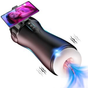 Bluetooth Voice-Controlled Automatic Sucking and Vibrating Masturbator