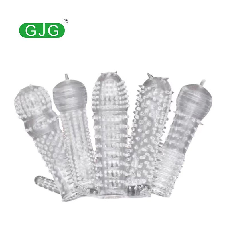 Spiked Wolf-Thorn Textured Condom Sleeve – Ribbed & Dotted for Extreme Stimulation