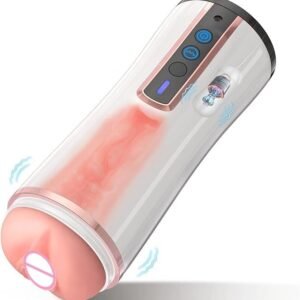 Automatic Vibrating Masturbator Cup with Voice and 10 Modes