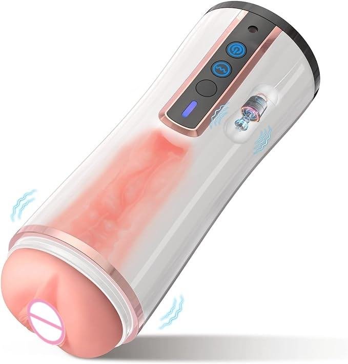 Automatic Vibrating Masturbator Cup with Voice and 10 Modes