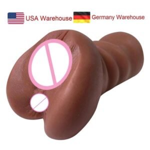 3D Textured Double-Hole Vagina and Anal Stroker