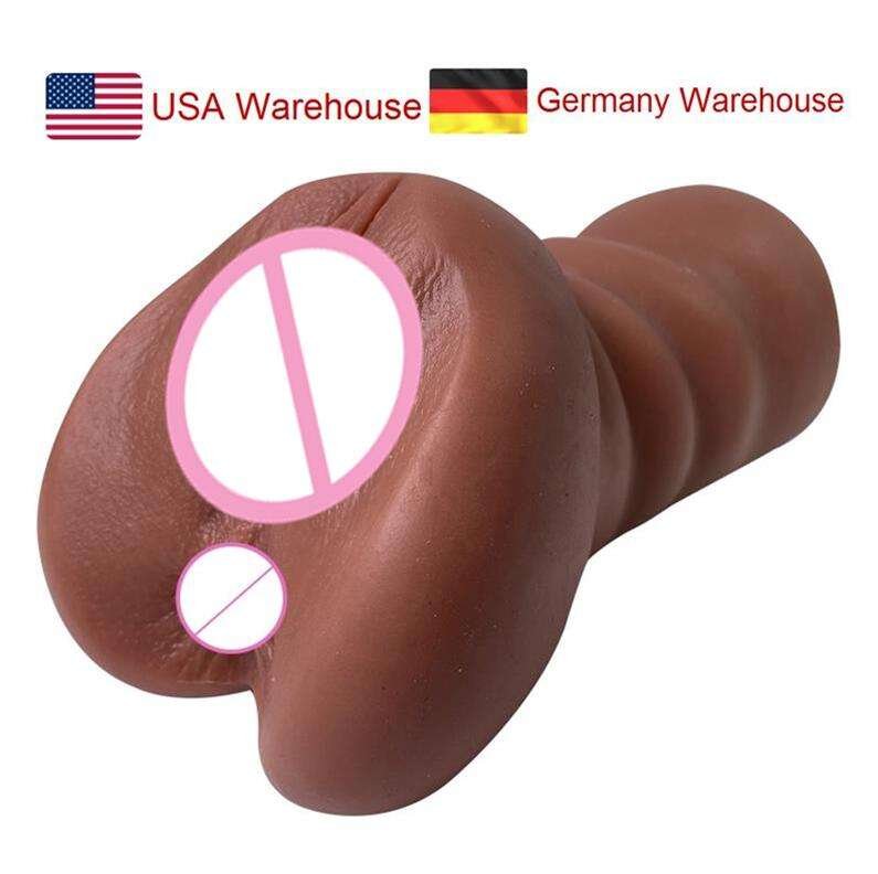 3D Textured Double-Hole Vagina and Anal Stroker