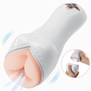 Automatic Two-in-One Heated Masturbator with Breast and Vagina Textures