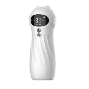 App-Controlled Sucking Vibrating Masturbator with LCD Display