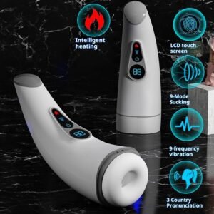 Multi-Frequency Heating Suction Masturbator Cup