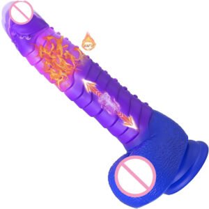Liquid Silicone Thrusting Dildo with Heating and Remote Control