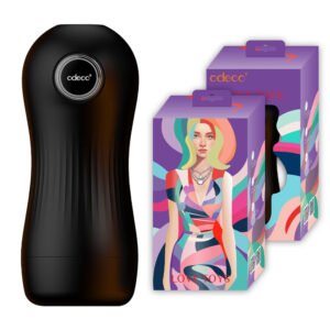 Manual Pressure-Control Masturbation Cup with Realistic Texture