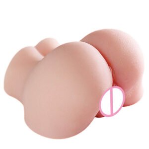 TPE Pocket Pussy and Anal Stroker with Lifelike Feel