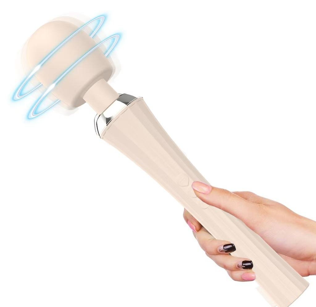 Cordless Quiet Wand Massager with G-Spot and Clitoral Stimulation