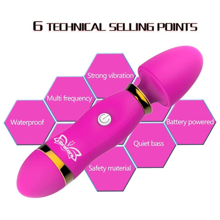 Mini G-Spot Magic Wand Vibrator with 12 Frequencies