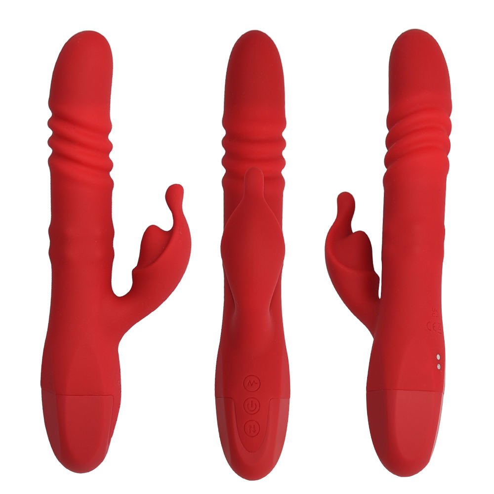 Rotating Thrusting G-Spot Vibrator with Telescopic Beads