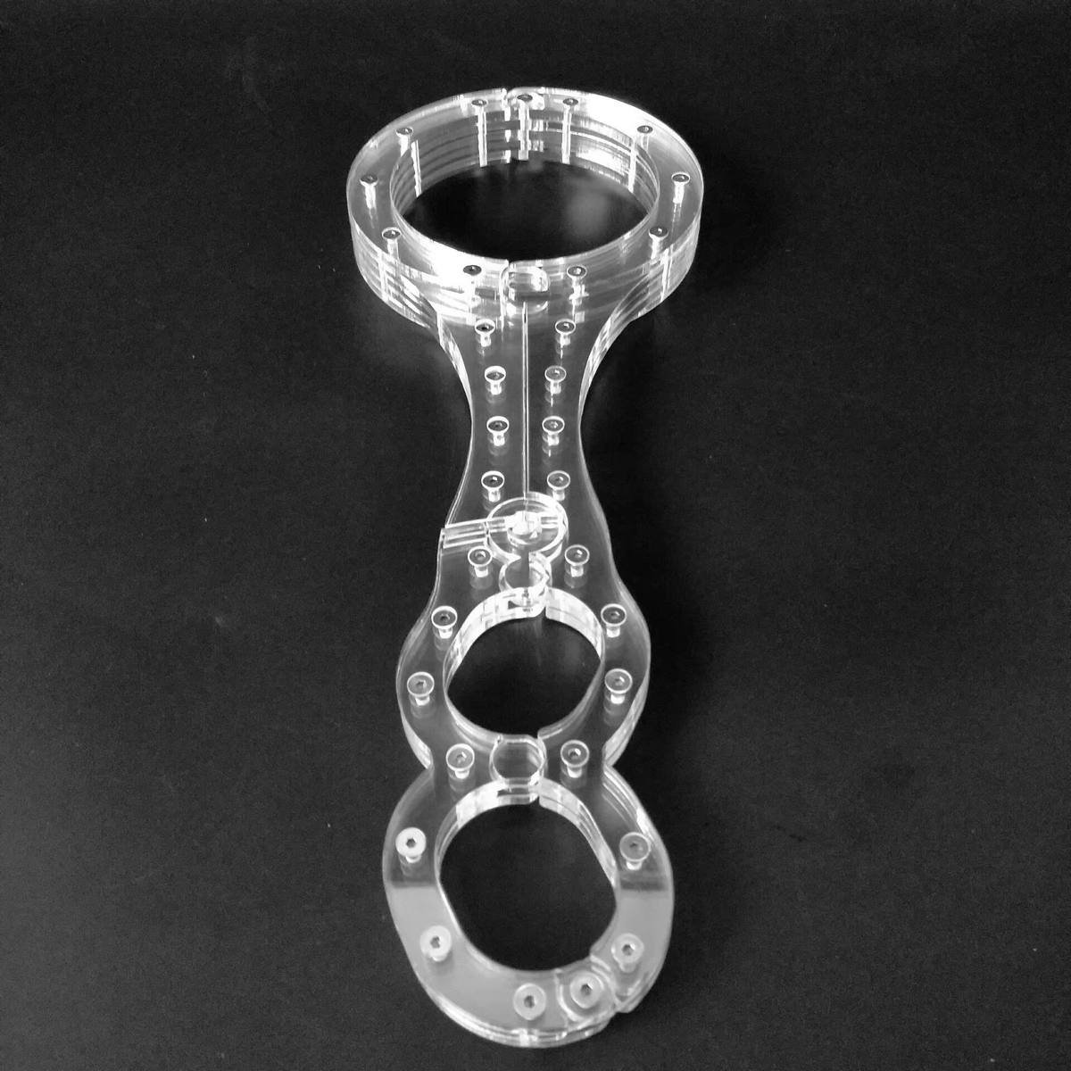 Crystal Clear Bondage Collar and Wrist Handcuffs Set for Couples