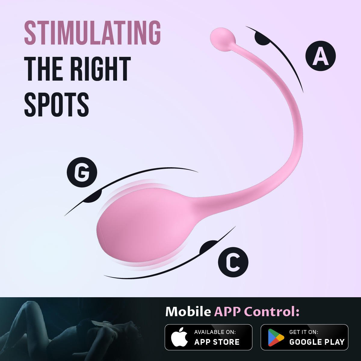 Wearable App-Controlled Vibrating Anal Egg with 10 Frequency Modes