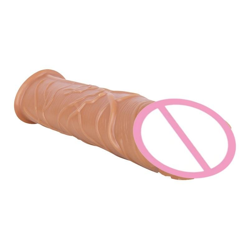 Liquid Silicone Penis Sleeve - G-Point Delay Condom with Clitoral Stimulation - Image 2