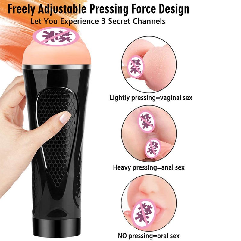 Realistic Automatic Masturbator Cup with Soft TPE Sleeve