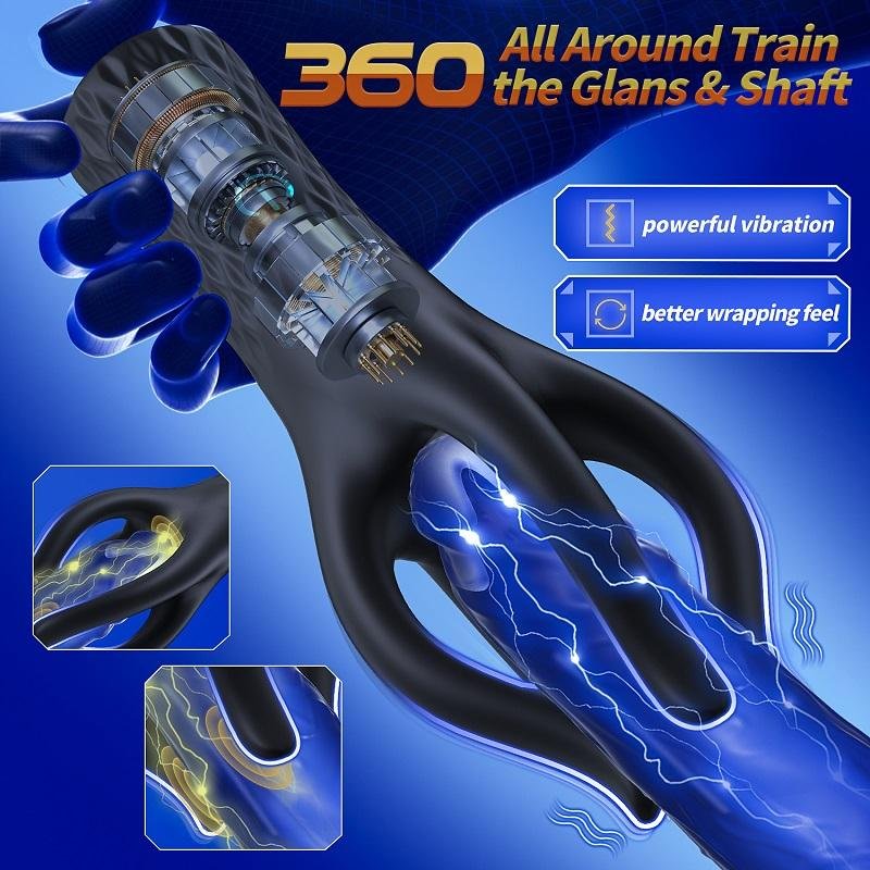 Electric Vibrating Masturbator for Endurance Training