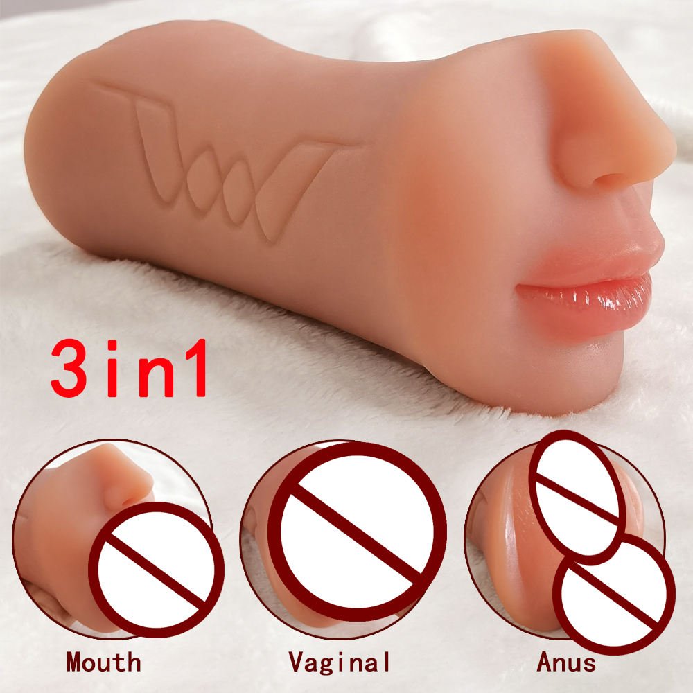 Double-Ended Dual-Channel Realistic Masturbator
