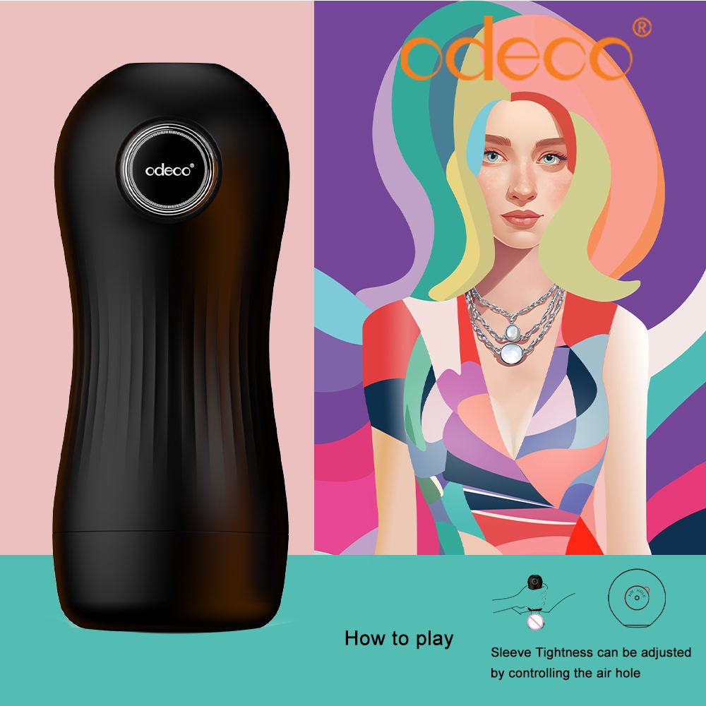 Manual Pressure-Control Masturbation Cup with Realistic Texture