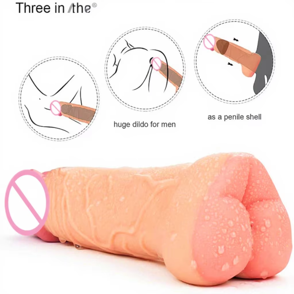 XL 2-in-1 Unisex TPE Stroker for Couples