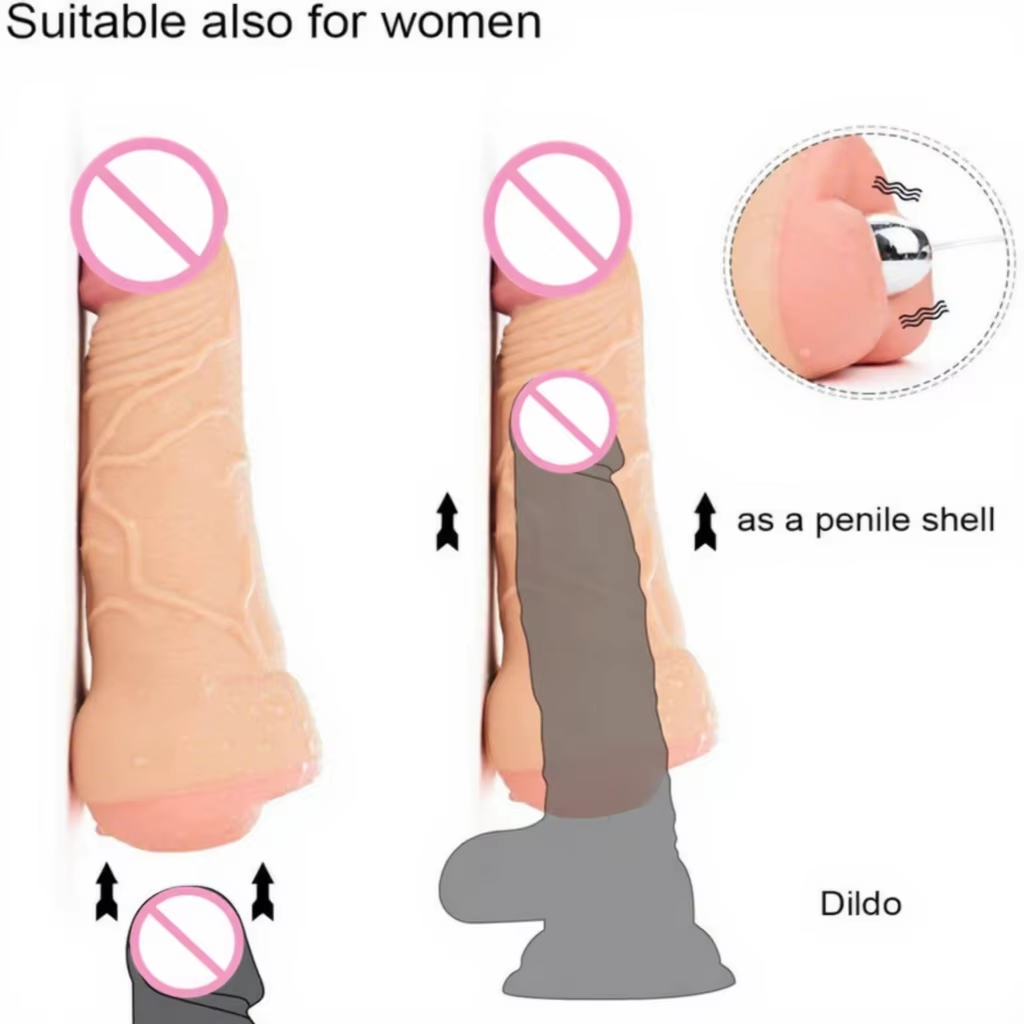 XL 2-in-1 Unisex TPE Stroker for Couples