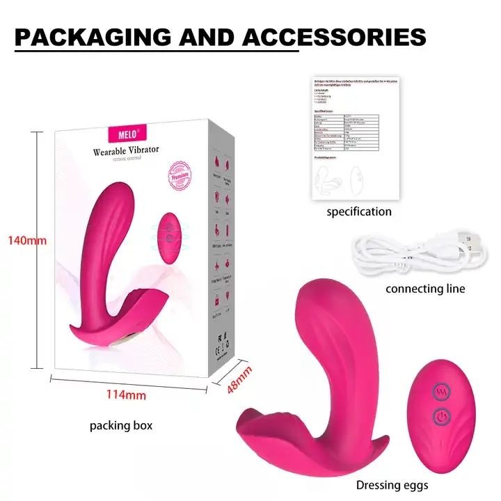 Wearable G-Spot Dildo Vibrator with Remote Control