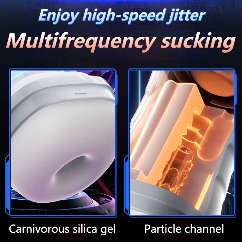 Automatic Thrusting and Sucking Masturbator with Vibration