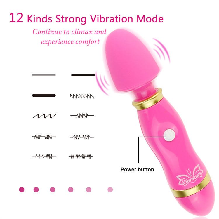 Mini G-Spot Magic Wand Vibrator with 12 Frequencies
