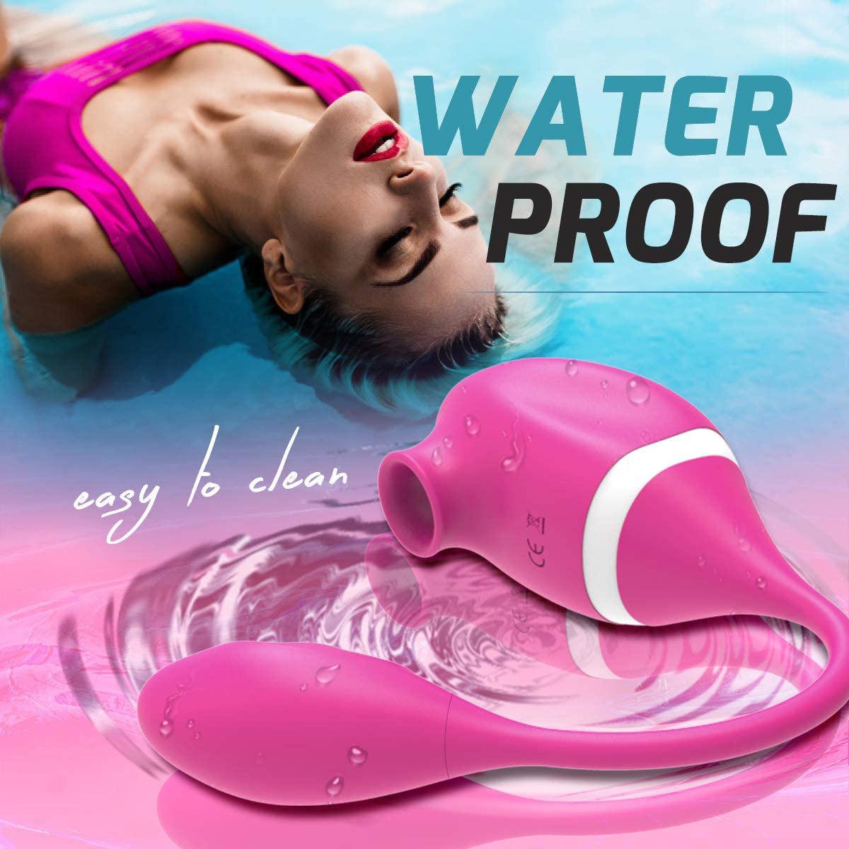 Double-Head Sucking Vibrator for Women