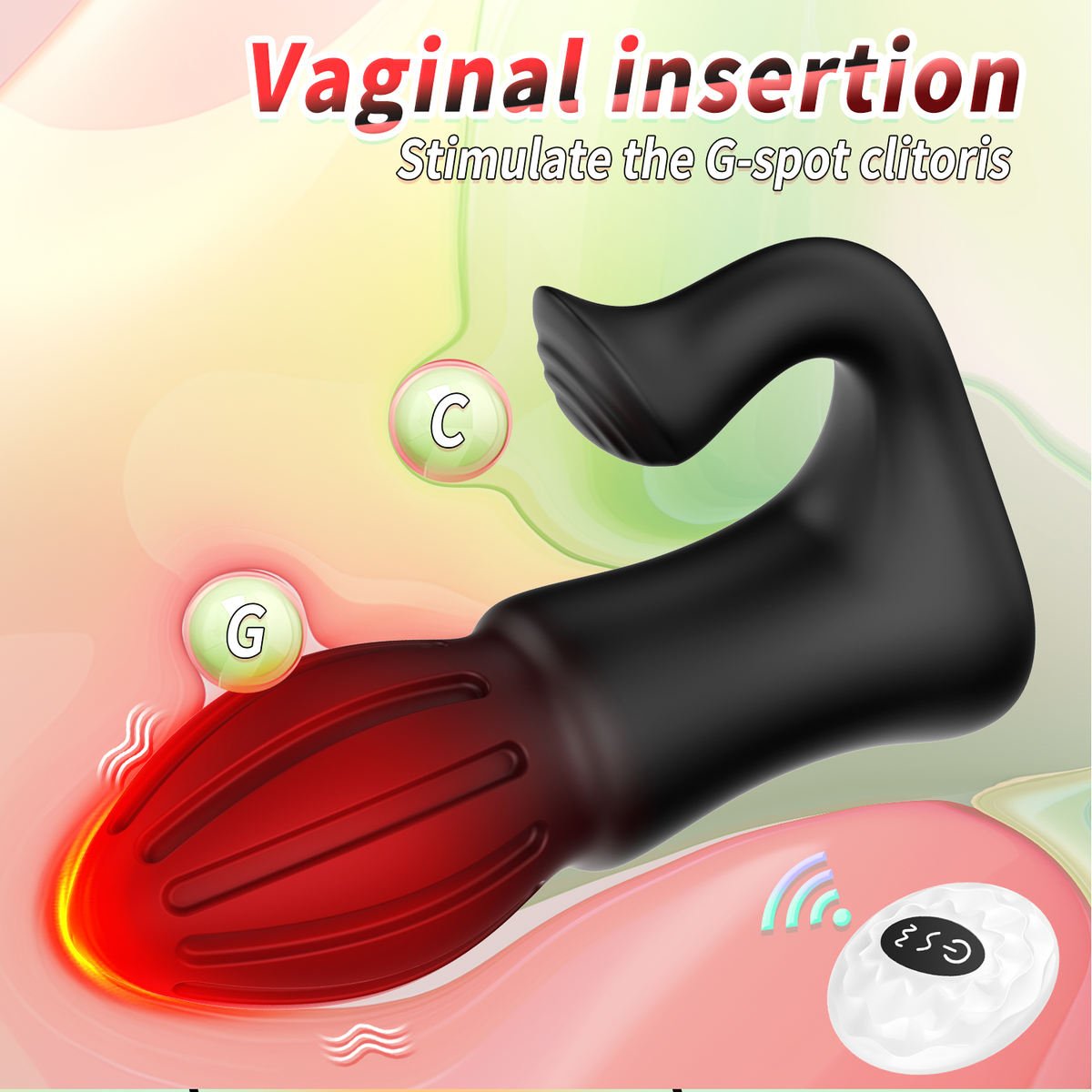 Wireless Remote Control Vibrating Butt Plug with 7 Speeds for Men and Women