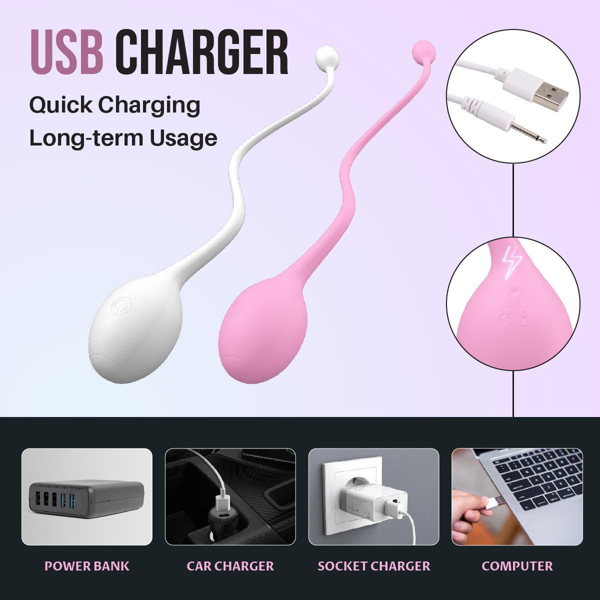 Wearable App-Controlled Vibrating Anal Egg with 10 Frequency Modes