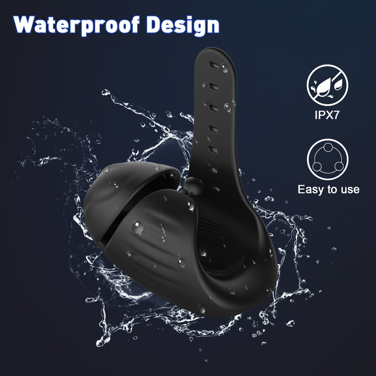 Vibrating Silicone Prostate Massager for Men