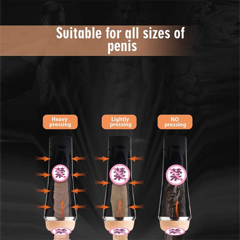 Realistic Automatic Masturbator Cup with Soft TPE Sleeve