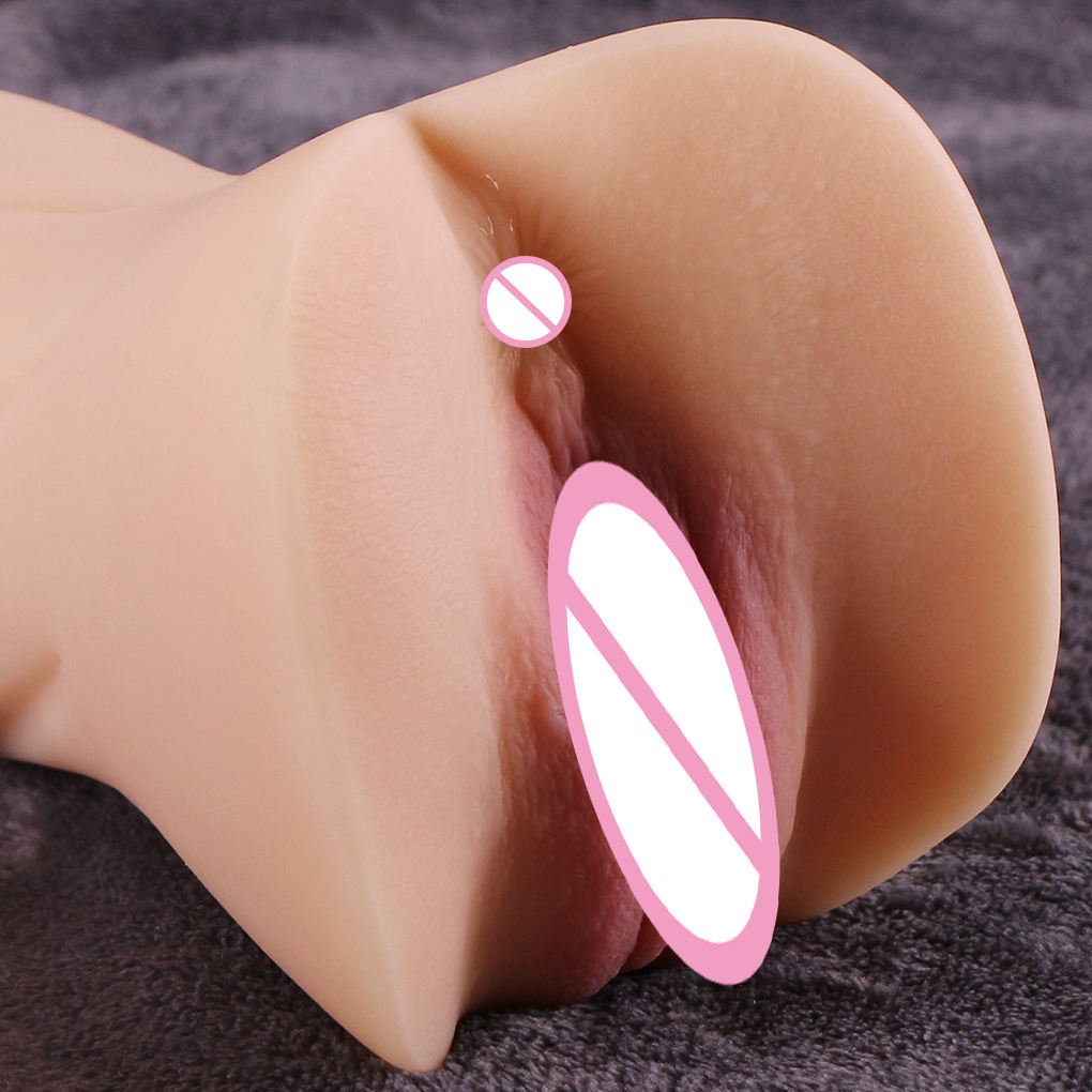 2-in-1 Realistic Pocket Pussy with Tight Anal Opening