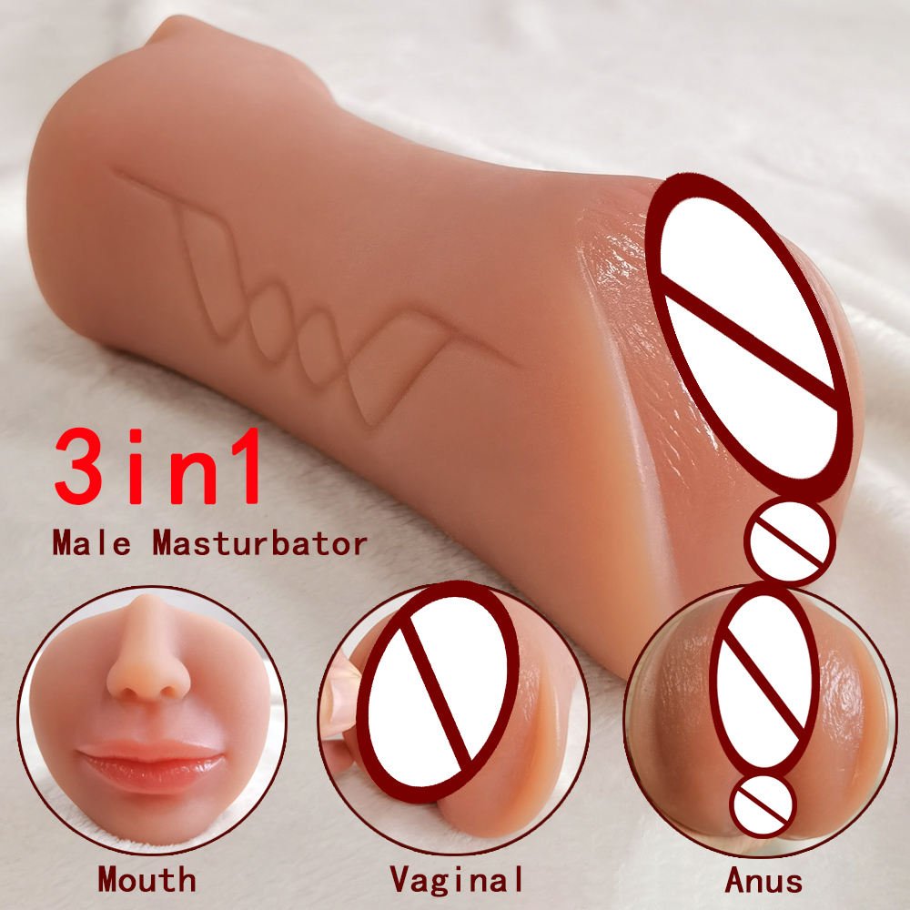 Double-Ended Dual-Channel Realistic Masturbator