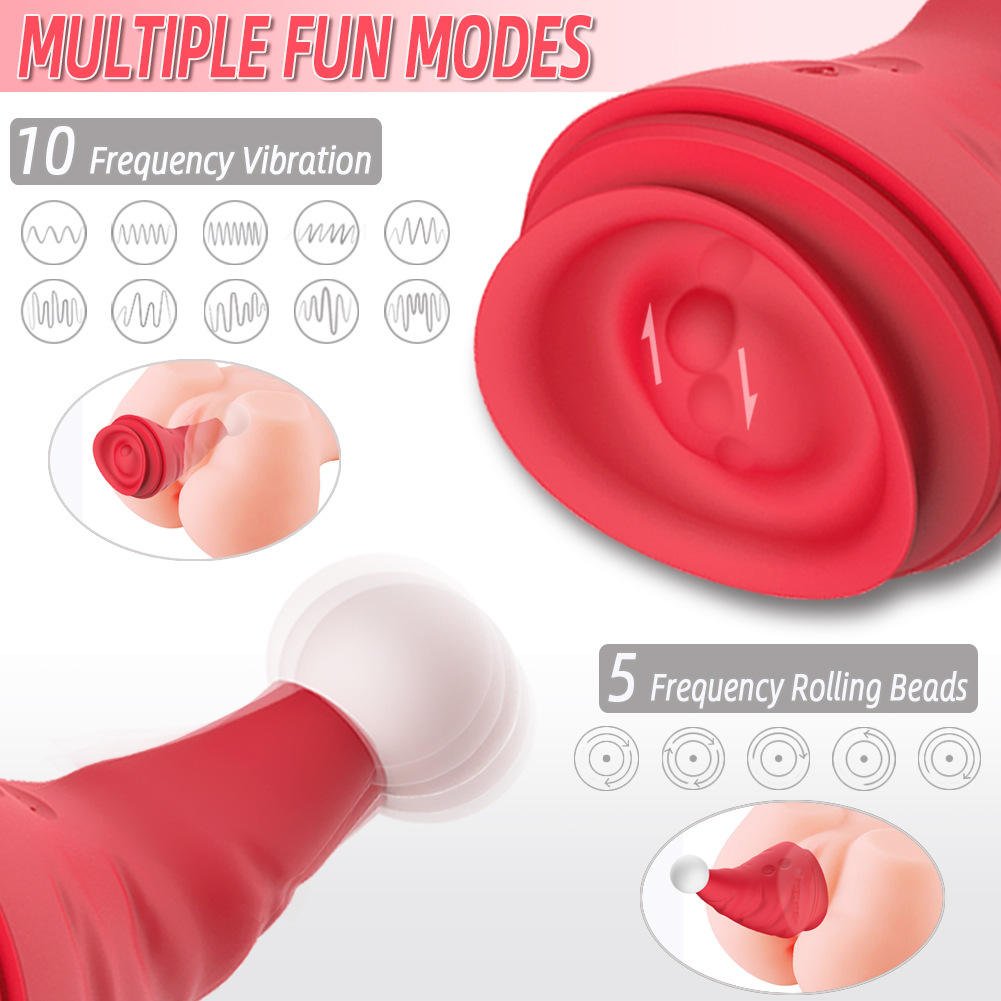 Waterproof Clitoral Orgasm Vibrator with 10 Frequencies