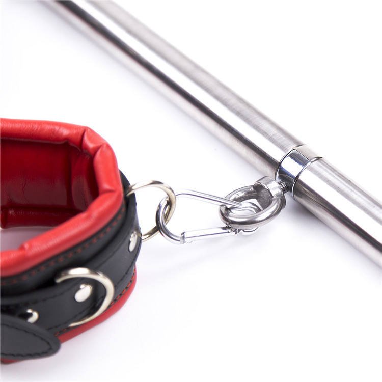 Detachable Spreader Bar with Handcuffs and Ankle Cuffs Bondage Set