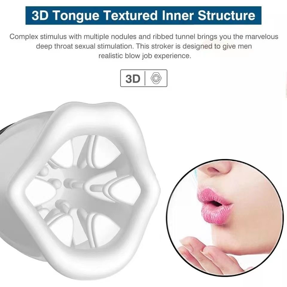 Automatic Piston Telescopic Masturbator with Sucking and Vibration